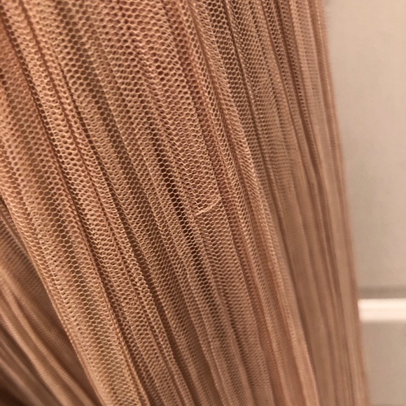 Cream tulle halter evening dress - Picture 6 of 6